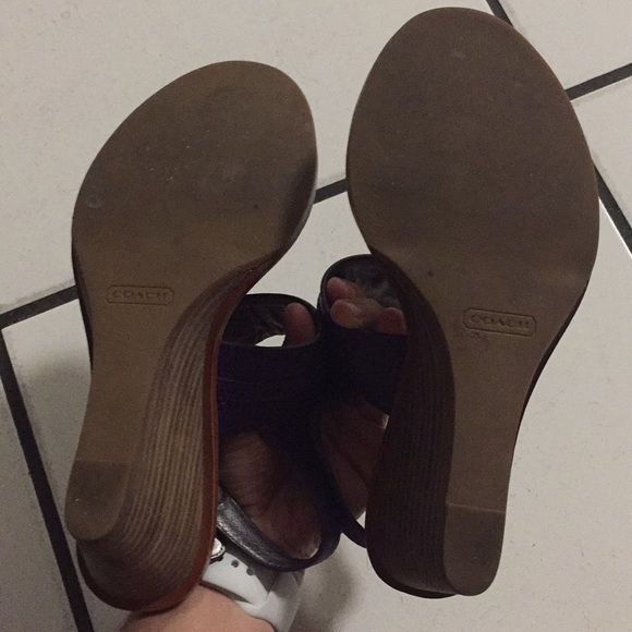 Like New! Coach Wedge Sandals, barely worn! - Picture 5 of 5
